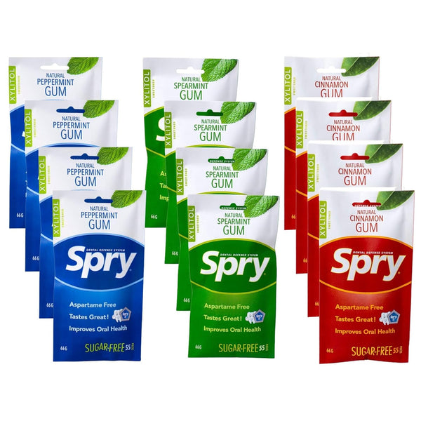 55ct Spry Gum - Peppermint, Spearmint, Cinnamon