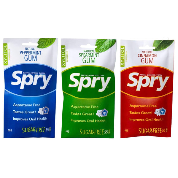 55ct Spry Gum - Peppermint, Spearmint, Cinnamon