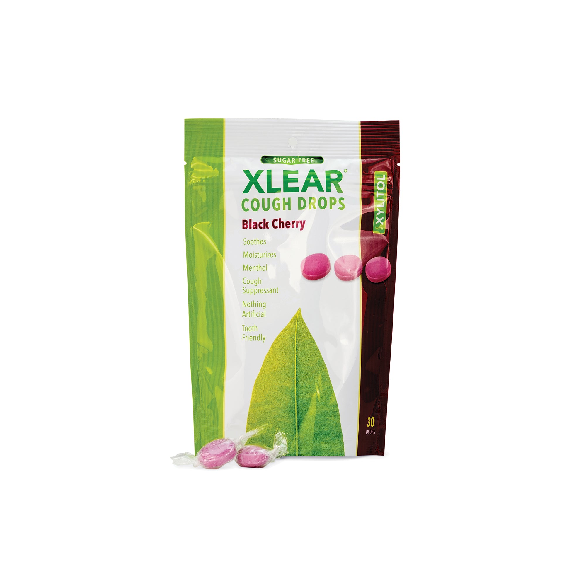 Xlear Drops Xlear Cough Drops Black Cherry (1-Pack) - AllXylitol.com