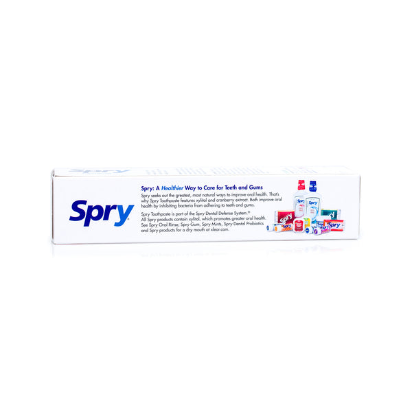 Spry Toothpaste - Cinnamon (No Fluoride - 6 pack)