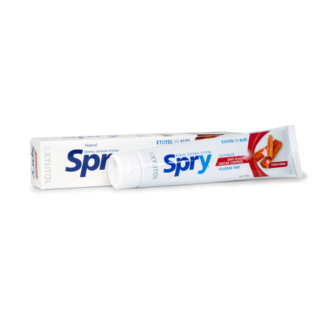 Spry Toothpaste - Cinnamon (No Fluoride)