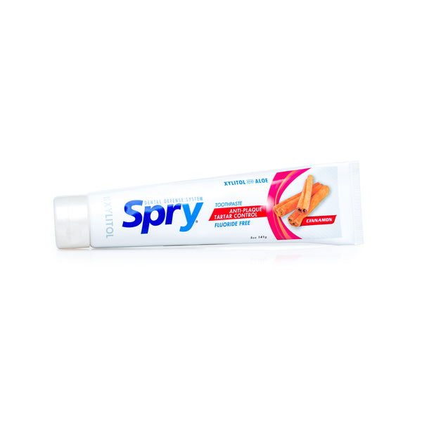 Spry Toothpaste - Cinnamon (No Fluoride - 6 pack)