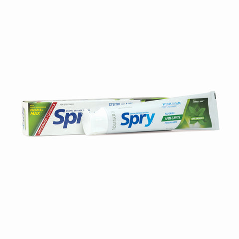 Spry Toothpaste - Spearmint (With Fluoride - 6 pack)