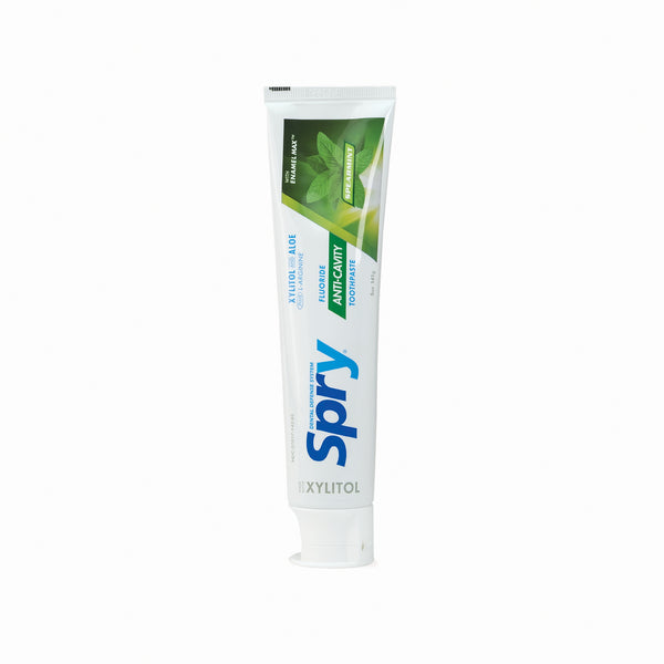 Spry Toothpaste - Spearmint (With Fluoride - 6 pack)