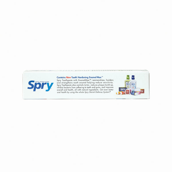 Spry Toothpaste - Peppermint (No Fluoride - 6 pack)