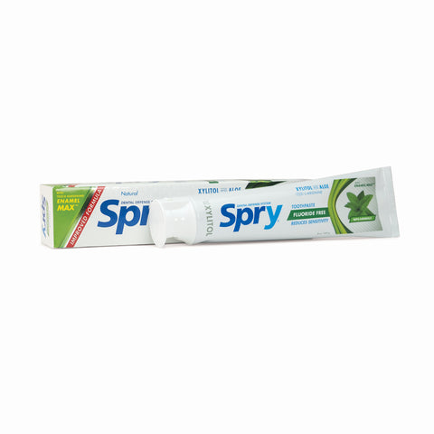 Spry Toothpaste - Spearmint (No Fluoride)