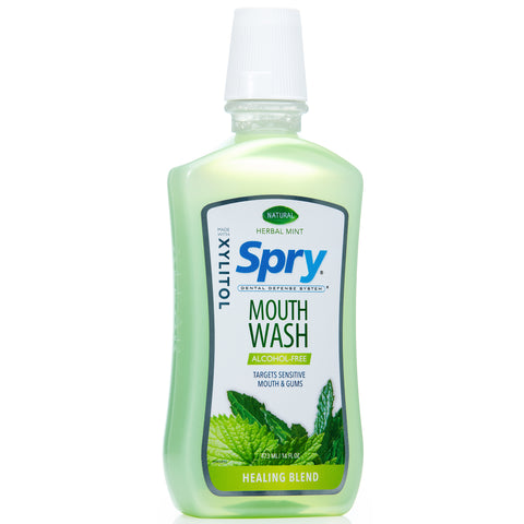 Spry Herbal Mint Mouth Wash