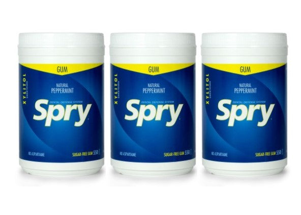 3 Pack Savings!! Spry 550ct - Peppermint