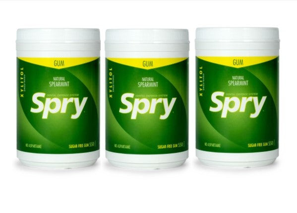 Spry Good Small 3 Pack Savings!! Spry 550ct - Spearmint - AllXylitol.com
